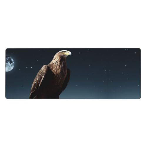 Tapis de clavier Eagle Under The Stars en caoutchouc extra large pour bureau