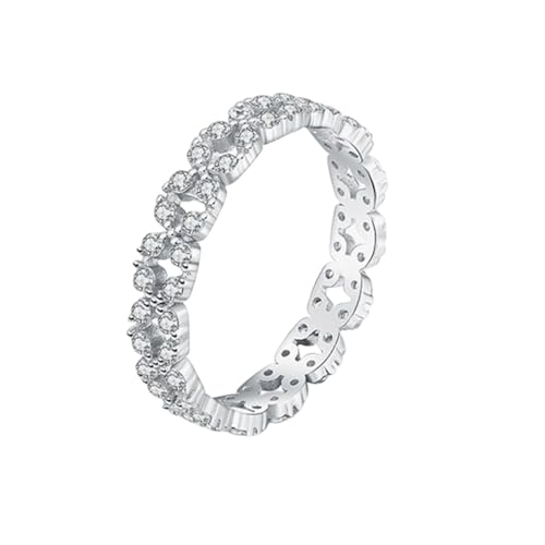 Anillo moissanita mujer oro 9K delicado que no pierde el brillo