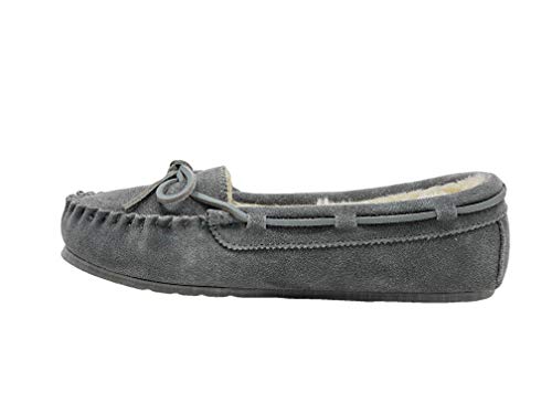 Clarks Women's Suede Faux Fur Moccasin Slippers #TOP15