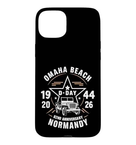 D-day 2026 82nd Anniversary Normandy D-Day Omaha Beach 1944 �X�}�z�P�[�X iPhone 15 Plus �p
