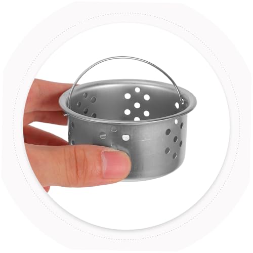 Colador para fregadero de cocina acero inoxidable 3 pzas miniatura 3