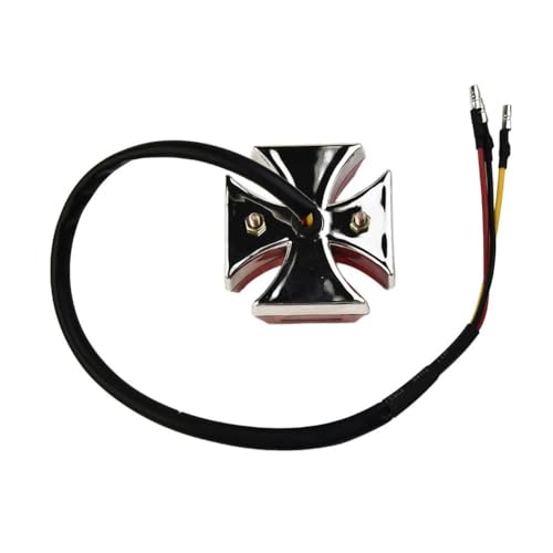 Feu stop arrière moto universel LED pour plaque d'immatriculation et clignotant