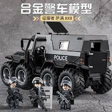 Image of 1:32 Scale Exclusive Alloy Metal Pull Back Die-cast Car Scale Model with Sound Light Mini Auto Toy for Kids Metal Model Toy Car with Sound and Light