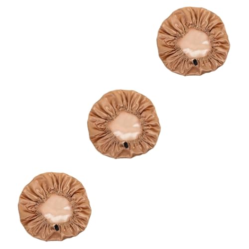 Bonnet de nuit en satin anti-frisottis Baluue kaki pour en finir avec les cheveux cassants au réveil