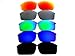 Galaxy Replacement Lenses For Oakley Bottle Rocket Sunglasses Black/Blue/Green/Silver/Red Polarized