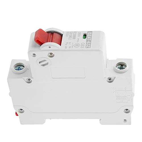 DIN Rail DC Circuit Breaker Miniature Rail Installation Circuit Breaker Leakage Protection air Switch, 12v 50 amp Circuit Breaker