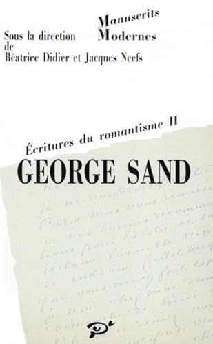 Ecritures du romantisme II : George Sand