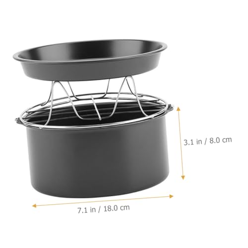 BESTOYARD 1 Conjunto De Acessórios Para Fritadeira De Ar Frigideira De Ar Fritadeira De Ar Cesta De