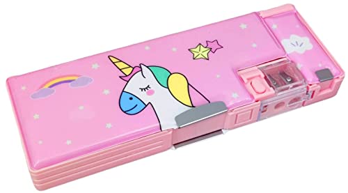 Image of FunBlast Multifunctional Pencil Box for Kids, Unicorn Pencil Box Girls, Magnetic Pencil Box for Girls, Unicorn Return Gifts for Kids