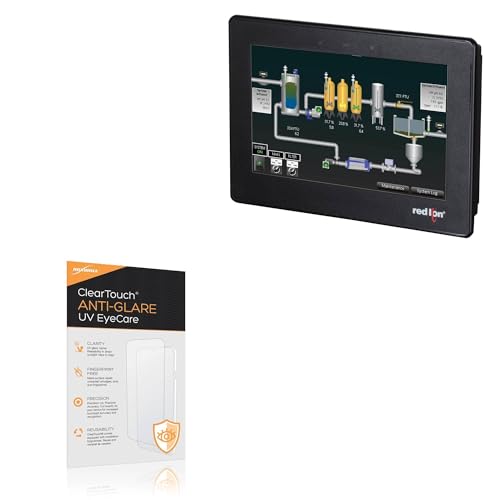 BoxWave Screen Protector Compatible With Red Lion CR30000700000420 - ClearTouch Anti-Glare Anti-UV EyeCare (2-Pack), Filters out Harmful Blue Light Reduce Fatigue