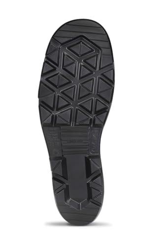 DUNLOP Work-It S5 PVC-Arbeitsstiefel für Damen und Herren – Wasserdichte Sicherheitsstiefel mit Stahlkappe – Baustellenstiefel – Chemikalienbeständig und rutschfest - Schwarz – Größe 35 bis 50