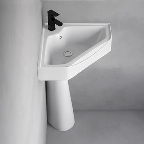 Lavabo compact à poser au sol pour balcon et petits coins - 6