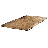 HotYou Alfombras, Lavable Material de Lana Artificial Alfombra Decorativo...