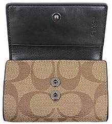 [コーチ] 小物(キーケース) F78675 タン&times;ブラック シグネチャー 5連 キーケース メンズ レディース [アウトレット品]