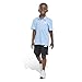 adidas Boys' Short Sleeve Polo Shirt and Woven Short Set, Glow Blue, 3T