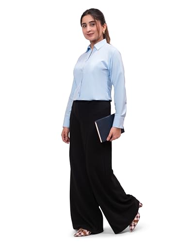 Image of ESTA Women Full Sleeve Stylish Western Official Formal Shirts Regular fit Shirts for Women