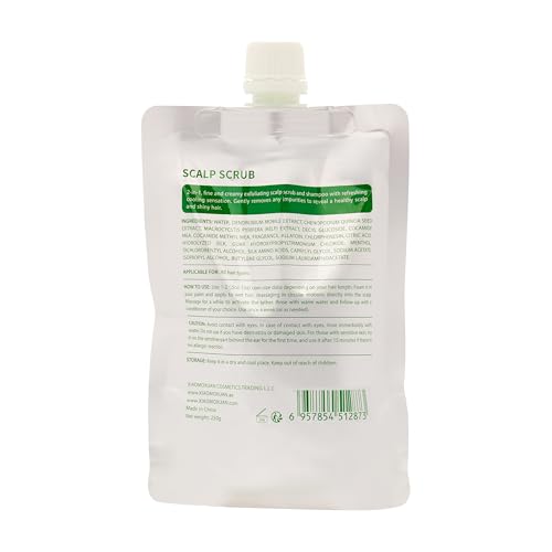 Xiaomoxuan Scalp Scrub Exfoliating Shampoo 250-ml - Cleansing Shampoo Hair and Scalp Build-Up Remover Treatment for All Hair Types