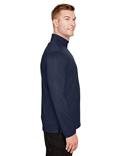 Sudadera cremallera 1/4 azul marino Harriton 6XL transpirable 2