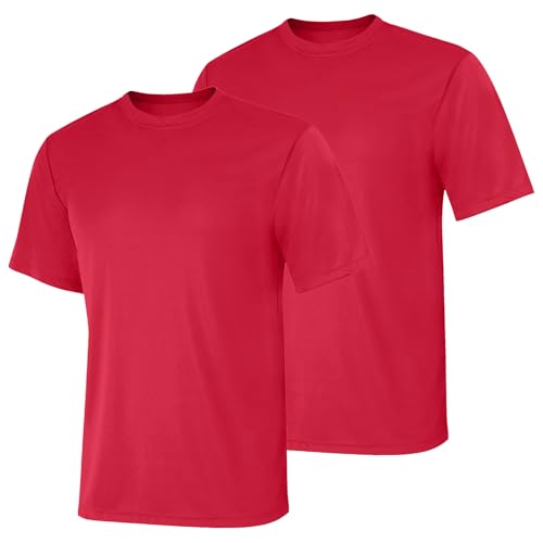 Image of Hanes Men's Cool Dri Performance T-Shirt, Moisture-Wicking Short Sleeve Tee, 40+ UPF Protection, 2 Or 5 Pack