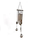 [APPELLO ESTETICO VINTAGE] Migliora l'arredamento della tua casa con questi campanelli eolici in stile vintage dal design accattivante.La loro forma unica a campana della chiesa e la finitura rustica aggiungono un tocco di eleganza a qualsiasi spazio.Ideale per migliorare l'attrattiva visiva del tuo cortile, portico o soggiorno.