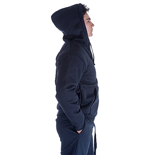 Image of Gary Com Heavyweight Sherpa Hoodies for Men, Thick Fleece Lined Full Zip Up Winter Warm Sweatshirts Work Jackets