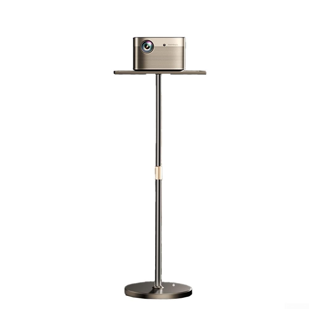 Supporto da pavimento regolabile per proiettore fino a 124 cm stabile (stile pallet)