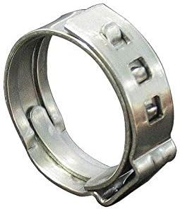 50-PK- Oetiker Style 3/4-inch Stainless Steel PEX Cinch Clamps For PEX Tubing