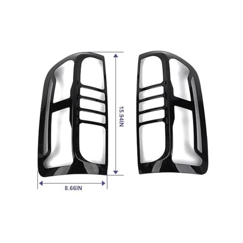 Feu arrière cache chrome pour Colorado 2014-2021