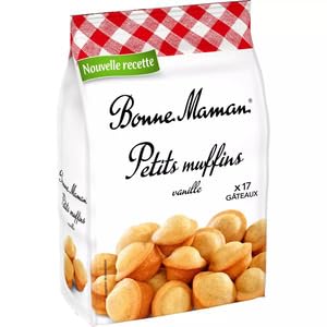 Bonne Maman Le Petit Muffins Nature 16 Pieces 235g Bonne Maman Petit Muffins Plain 16 Pieces 235g