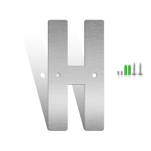24 Inch Stainless Steel Floating Address Numbers