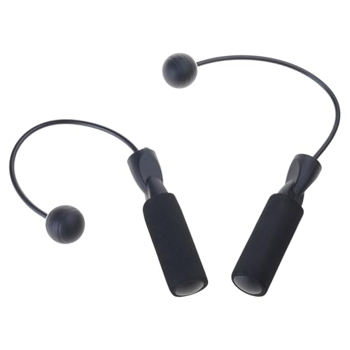 amangul Gewichtetes Springseil Für Erwachsene Mit Schwerem Stahlkabel Professioneller Sportsprung Mit Schweren Bällen Indoor Springen Professionelles Sport Fitness Springseil