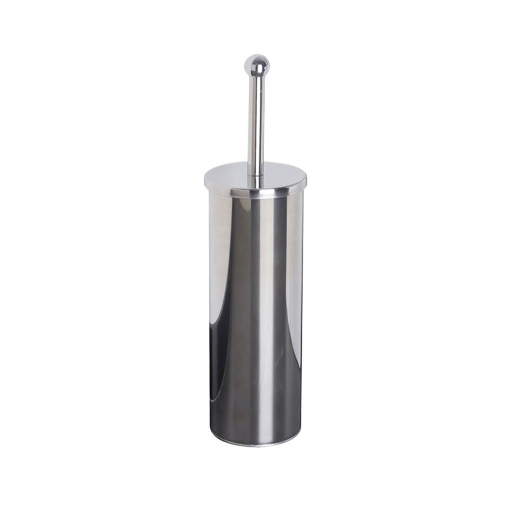 Scopino per WC Scopino for WC rotondo con supporto da parete in acciaio inox for bagno Spazzole per WC