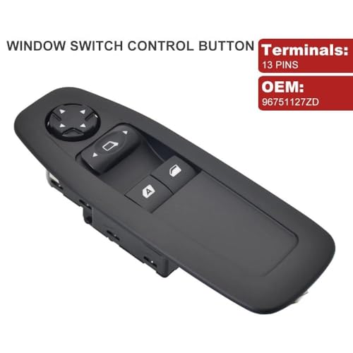 Commande lève-vitre Peugeot 208 bouton électrique double commande fluide