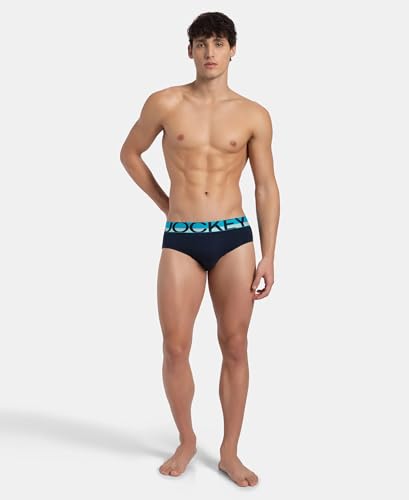 Image of Jockey FP01 Men Super Combed Cotton Solid Brief with Ultrasoft Waistband