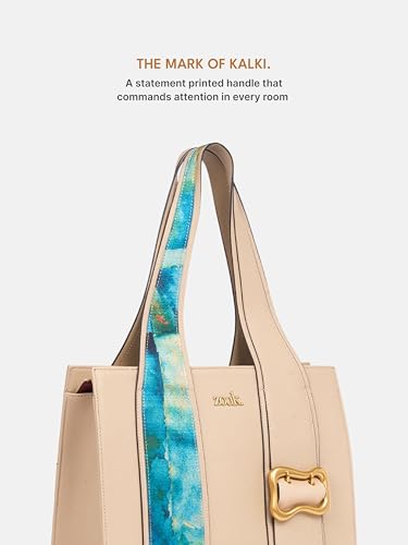 Image of ZOUK Kalki Office Bag for Women |Vegan Leather | Twin Gadget Compartments | Fits 13-Inch Laptop + iPad | Concealed Zipper Pocket
