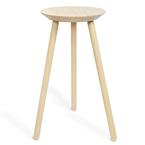 KOMMOD - LÄSSIGE FURNITURE Beistelltisch Cheers, Eiche Natur, Ablage, Couchtisch, Nachttisch, Serviertisch, Ø 29,5 cm, Höhe: 61 cm Cover