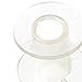 Amagogo 10Pcs Fly Tying Bobbin Spools Standard Size Thread Spool Supplies Empty Bobbin Spools Fly Tying Accessory for Fishing Adult, Clear 2.5cmx2.8cm