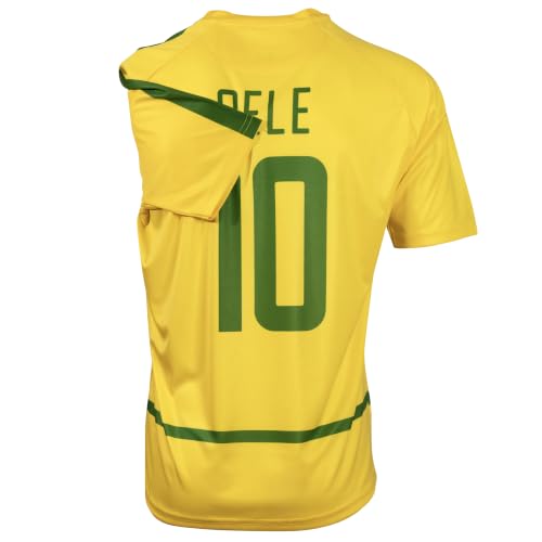 #10 Nostalgia Retro Nostalgia Limited Edition Mens Soccer Football Jersey for Adult Men Sizes(#10 Yellow L)