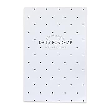 Daily Planner For Your Busy Days (Navy Mini Dots): Agenda, Fitness Plan, Meal Plan, To-Do's