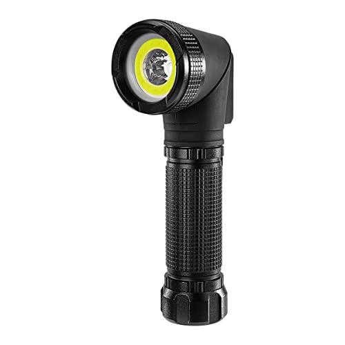 New!! Braun 900 Lumen Rechargeable Swivel Head LED Flashlight - High-Strength Aluminum Barrel - Up to 20 Hour Runtime, Four Light Modes