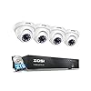 ZOSI 4K Ultra HD Home Security Camera System Outdoor Indoor, H.265+ 4 Channel CCTV DVR with 2TB Hard Drive and 4 x 4K…