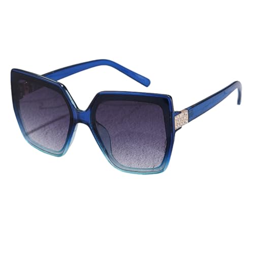 Nuevas Gafas de Sol cuadradas con gradiente de Moda 2025, Gafas de Sol de Lujo a la Moda con decoración de Diamantes, Gafas de Sol con protección UV400