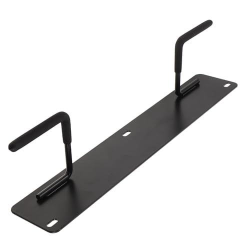 Support mural pour sac de golf en acier carbone noir gain de place garage