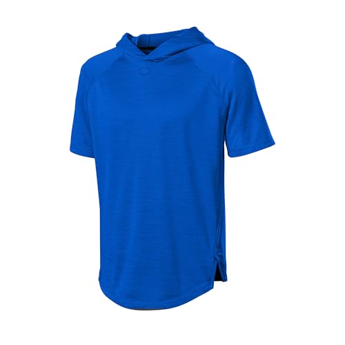 EvoShield Mens Lightweight Short Sleeve Hoodie 2.0 - Royal X-Large