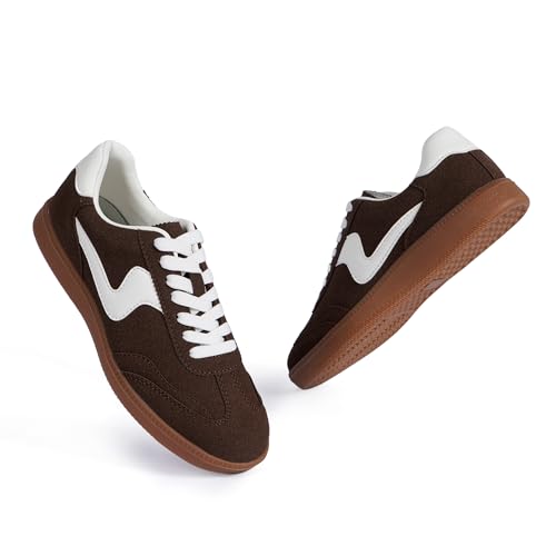 Sneakers for Women Business Casual Tennis Shoes Comfortable Lace up Slip on Women's Fashion Sneakers2