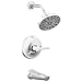Delta Faucet Galeon 14 Series Chrome Tub Shower Faucet Set with H2Okinetic Shower Head, Shower Trim Kit, Shower Fixtures, Bathtub Faucet Set, Lumicoat Chrome T14472-PR (Valve Not Included)
