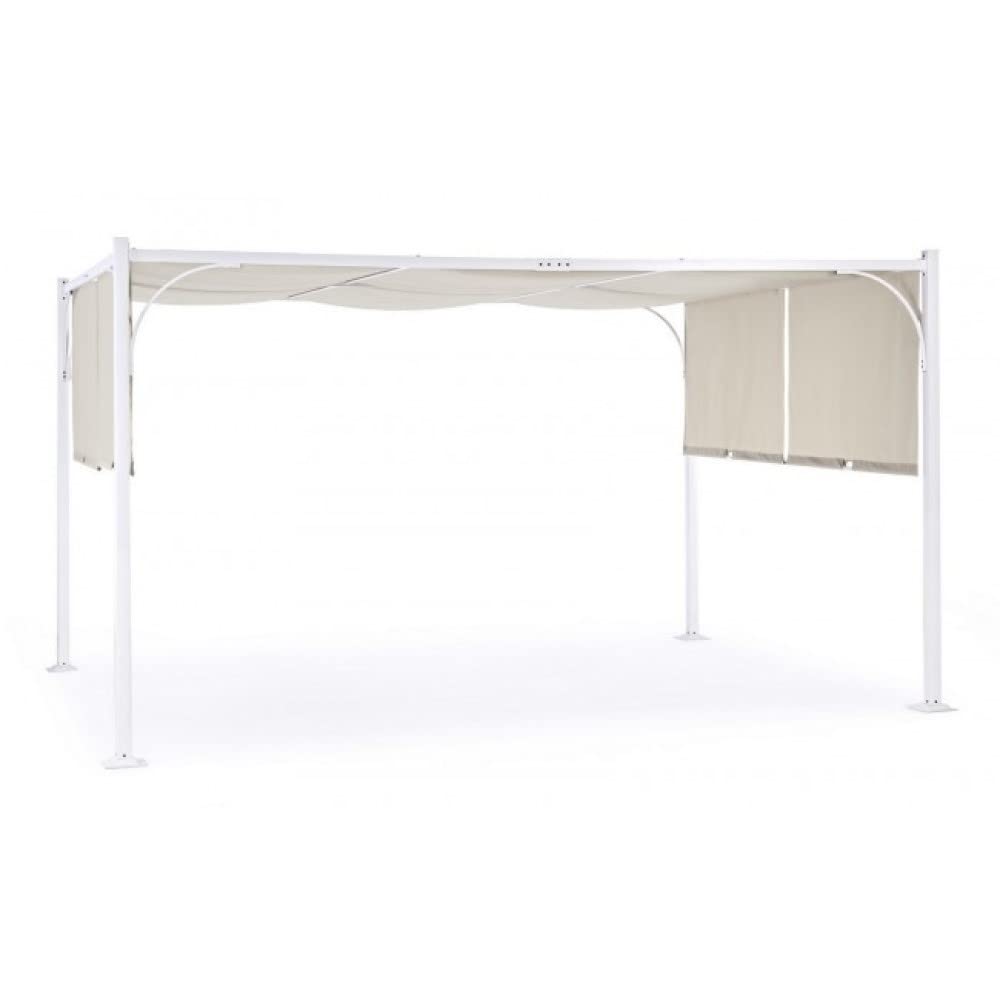 Gazebo Slide 3x4 Metri Colore tortora Bizzotto