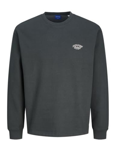 Sweat à col rond Jack & Jones Jorbronx Arch pour homme en coton bleu marine taille M