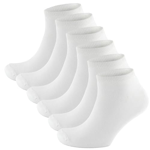Chaussettes socquettes homme blanc A2Z Essentials lot de 6