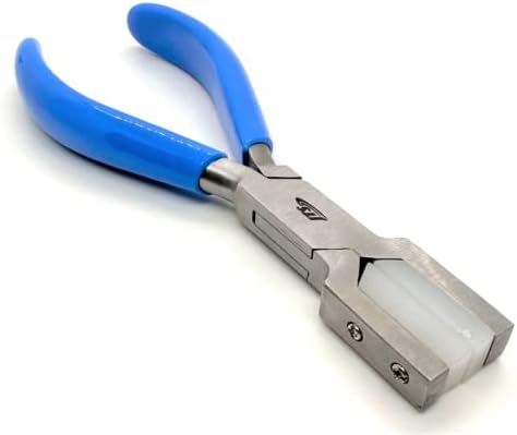 Nylon Jaw Pliers Ring Holding Flat Face Jewelry Ring Holder Non-Marring Jaws 6" For Holding Rings While Polishing the Inside or Doing Other Work By JTS